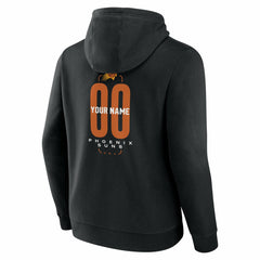 NBA - Phoenix Suns Center Court Name & Number Custom Hoodie - Black