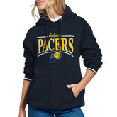 NBA - Indiana Pacers Starter Women's Arch Stripe Fleece Hoodie - Navy