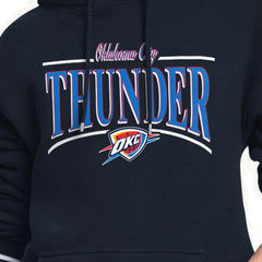 NBA - Oklahoma City Thunder Starter Women's Arch Stripe Fleece Hoodie - Navy