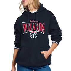 NBA - Washington Wizards Starter Women's Arch Stripe Fleece Hoodie - Navy