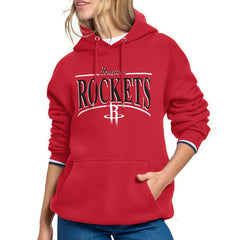 NBA - Houston Rockets Starter Women's Arch Stripe Fleece Hoodie - Red