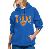 NBA - New York Knicks Starter Women's Arch Stripe Fleece Hoodie - Blue