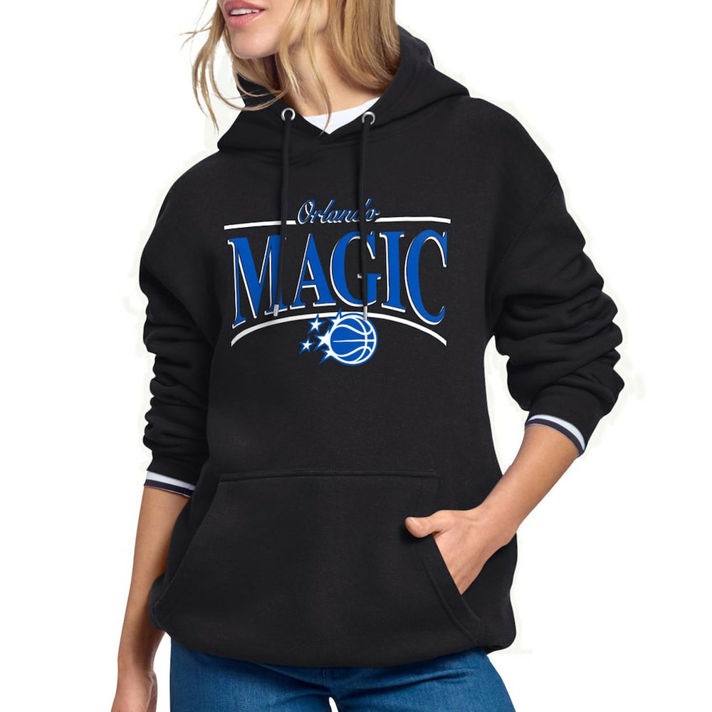 NBA - Orlando Magic Starter Women's Arch Stripe Fleece Hoodie - Black