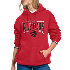 NBA - Toronto Raptors Starter Women's Arch Stripe Fleece Hoodie - Red
