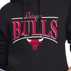 NBA - Chicago Bulls Starter Women's Arch Stripe Fleece Hoodie - Black