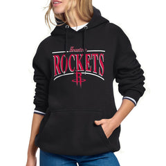 NBA - Houston Rockets Starter Women's Arch Stripe Fleece Hoodie - Black