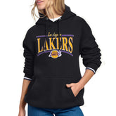 NBA - Los Angeles Lakers Starter Women's Arch Stripe Fleece Hoodie - Black