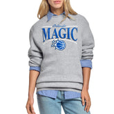 NBA - Orlando Magic Starter Women's Arch Stripe Fleece Crewneck Sweatshirt - Gray