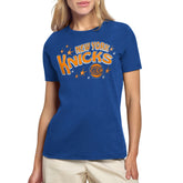 NBA - New York Knicks Starter Women's Fireworks T-Shirt - Blue