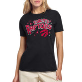 NBA - Toronto Raptors Starter Women's Fireworks T-Shirt - Black