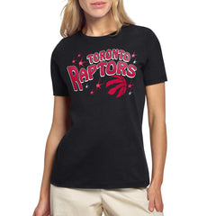 NBA - Toronto Raptors Starter Women's Fireworks T-Shirt - Black
