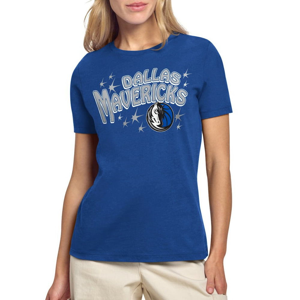 NBA - Dallas Mavericks Starter Women's Fireworks T-Shirt - Blue