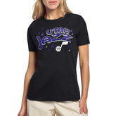 NBA - Utah Jazz Starter Women's Fireworks T-Shirt - Black