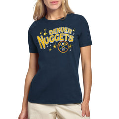 NBA - Denver Nuggets Starter Women's Fireworks T-Shirt - Navy