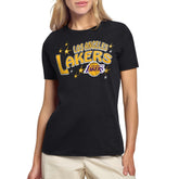 NBA - Los Angeles Lakers Starter Women's Fireworks T-Shirt - Black