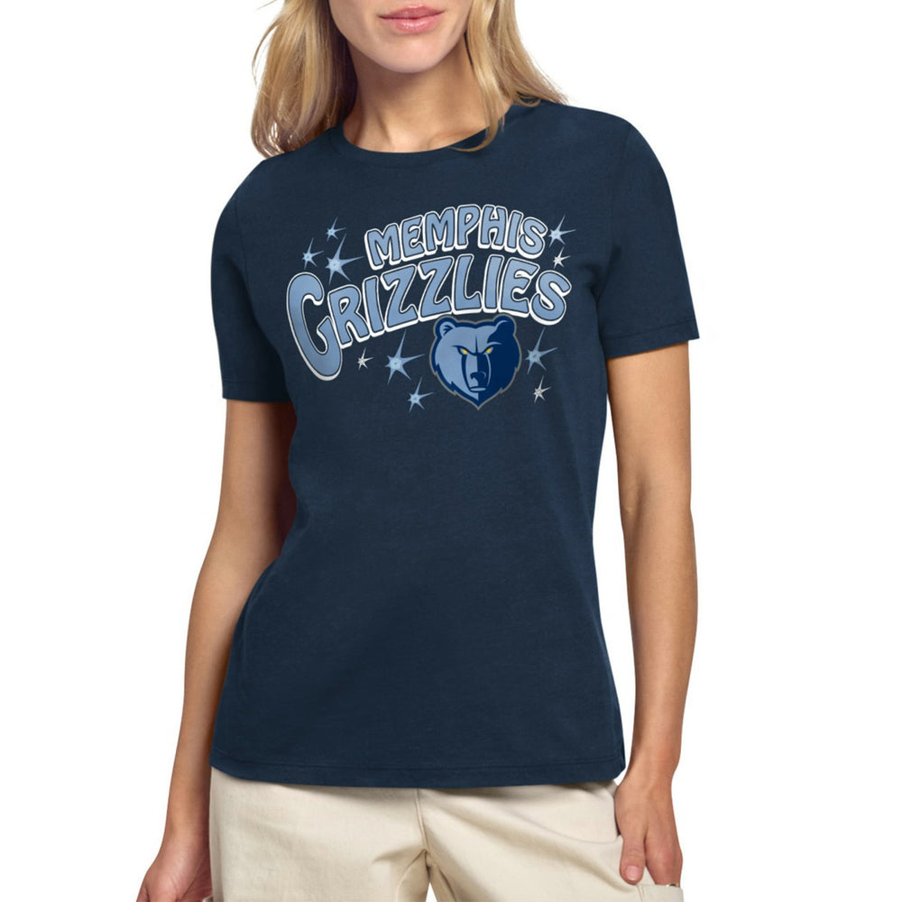 NBA - Memphis Grizzlies Starter Women's Fireworks T-Shirt - Navy