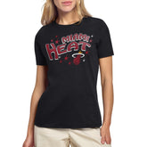 NBA - Miami Heat Starter Women's Fireworks T-Shirt - Black
