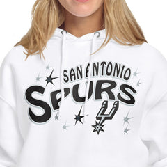 NBA - San Antonio Spurs Starter Women's Fireworks Fleece Hoodie - White