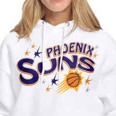 NBA - Phoenix Suns Starter Women's Fireworks Fleece Hoodie - White