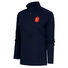 Spain National Team Antigua Women's Statement Half-Zip Pullover - Navy