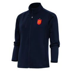 Spain National Team Antigua Women's Genesis Full-Zip Jacket - Navy