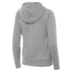 Spain National Team Antigua Women's Takeover Fleece Raglan Full-Zip Hoodie - Heather Gray