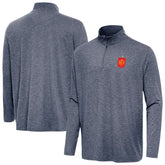 Spain National Team Antigua Masters Quarter-Zip Pullover - Heather Navy