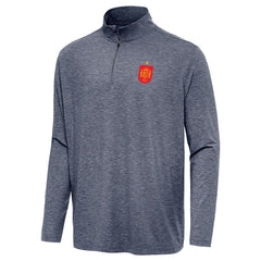Spain National Team Antigua Masters Quarter-Zip Pullover - Heather Navy