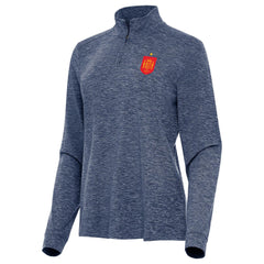 Spain National Team Antigua Women's Quarter-Zip Pullover - Heather Navy