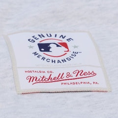 Atlanta Braves Mitchell & Ness Women's Script Cropped Boxy T-Shirt Lifestyle