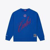 Chicago Cubs Mitchell & Ness Women's Script Sweatshirt Online
