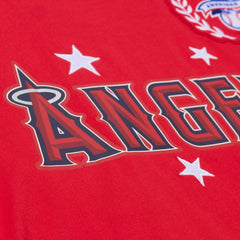 Los Angeles Angels Mitchell & Ness Women's Pep Rally Cropped Boxy T-Shirt Online