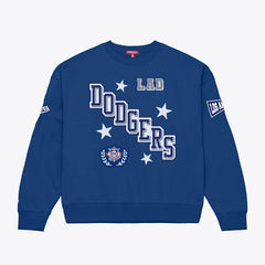 Los Angeles Dodgers Mitchell & Ness Women's Pep Rally Sweatshirt discount
