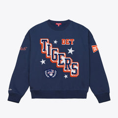 Detroit Tigers Mitchell & Ness Women's Pep Rally Sweatshirt Sale