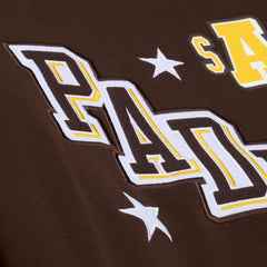 San Diego Padres Mitchell & Ness Women's Pep Rally Sweatshirt On Sale