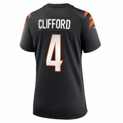 Sean Clifford Cincinnati Bengals Women's Team Game Jersey Black - Nike