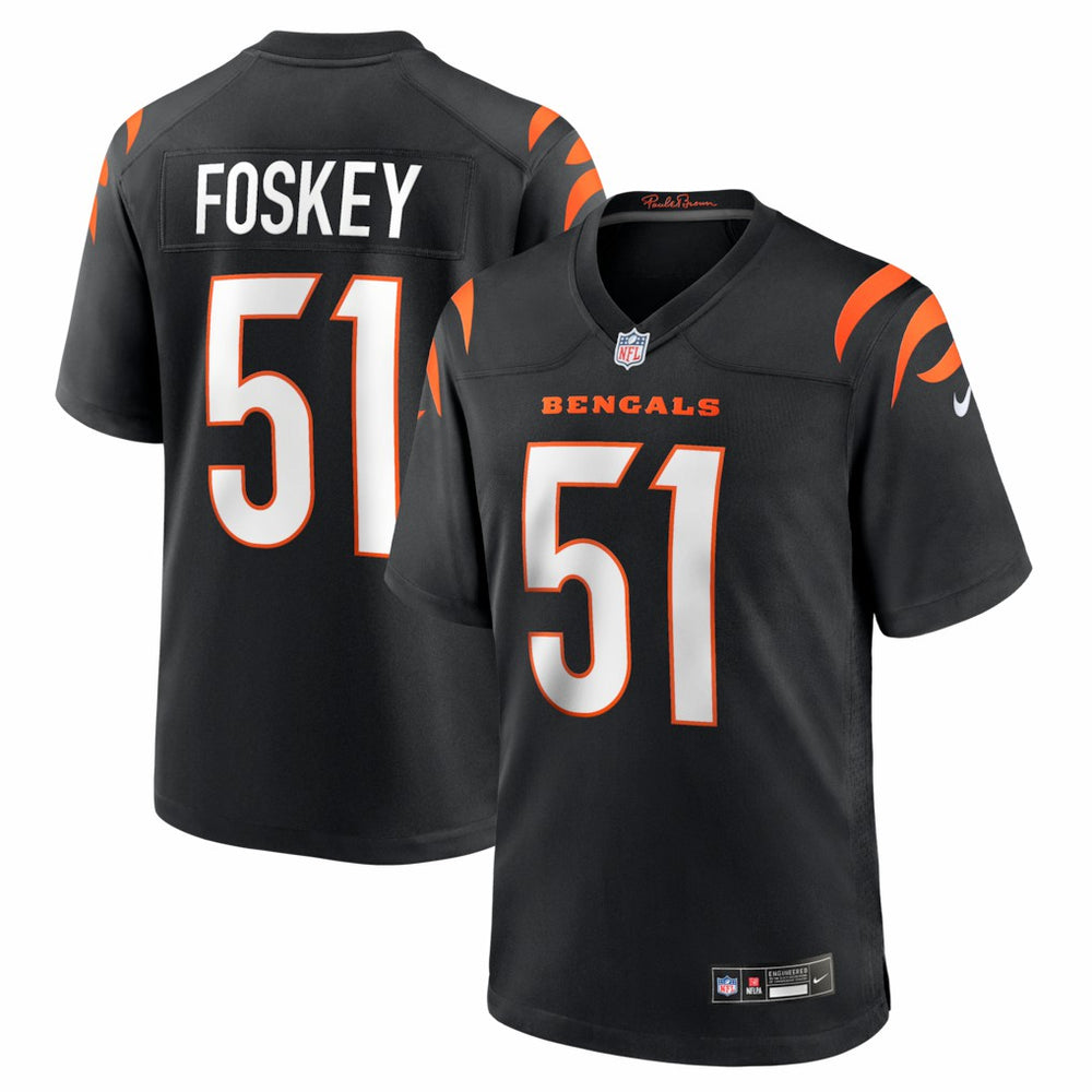 Isaiah Foskey Cincinnati Bengals Team Game Jersey Black - Nike