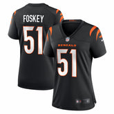 Isaiah Foskey Cincinnati Bengals Women's Team Game Jersey Black - Nike