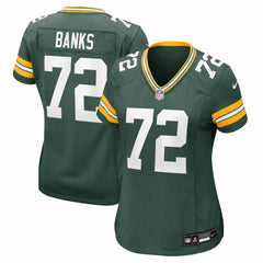 Brant Banks Green Bay Packers Women's Team Game Jersey Green - Nike