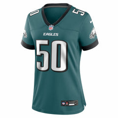 Lance Dixon Philadelphia Eagles Women's Team Game Jersey Midnight Green - Nike