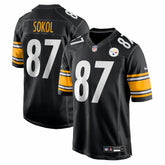 Matt Sokol Pittsburgh Steelers Team Game Jersey Black - Nike