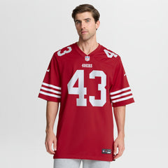 Messiah Swinson San Francisco 49ers Team Game Jersey Scarlet - Nike
