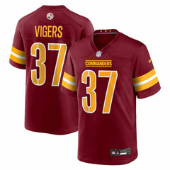 Car'lin Vigers Washington Commanders Team Game Jersey Burgundy - Nike
