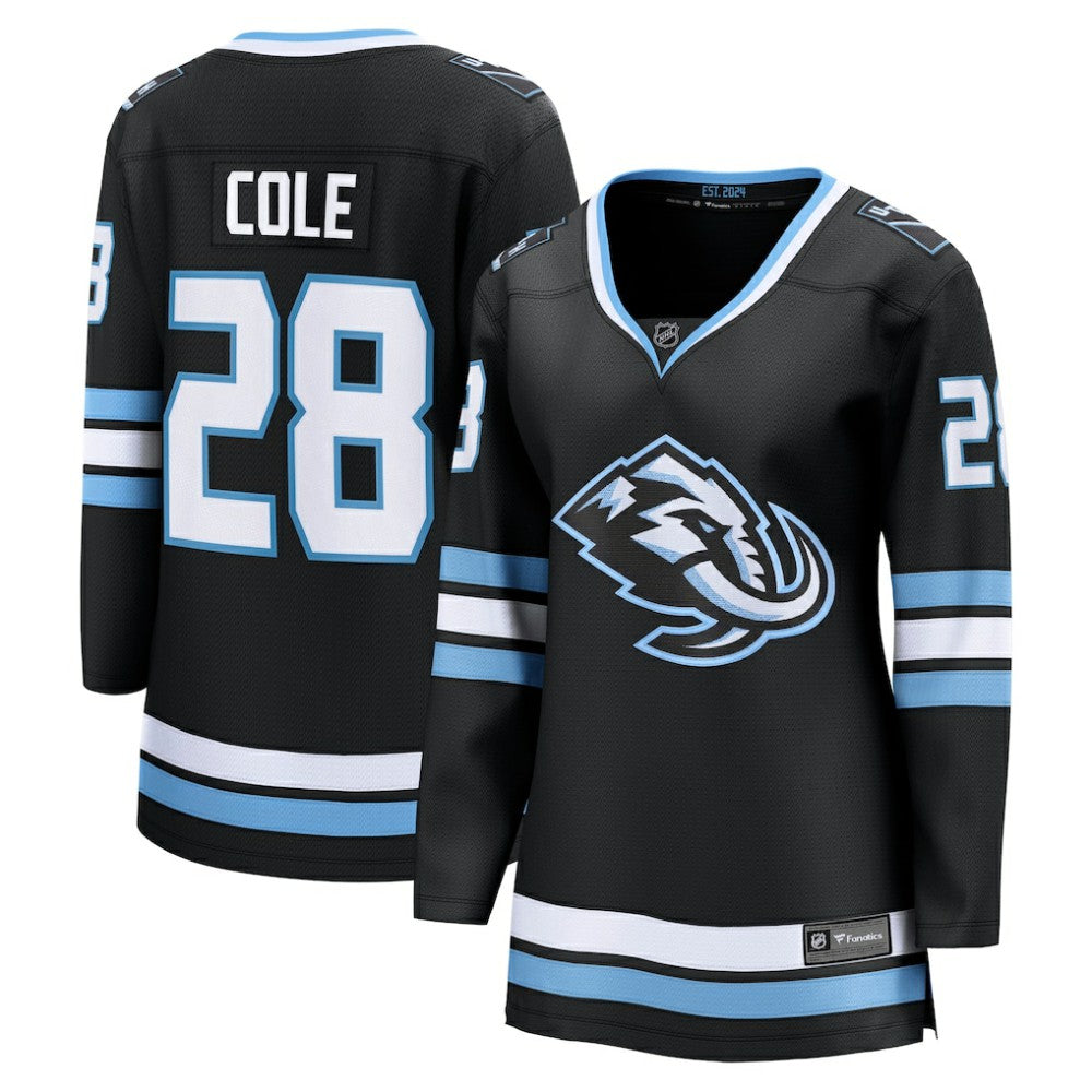 Ian Cole Utah Mammoth - Fanatics Women's Home Breakaway Player Jersey Black