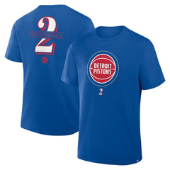 Fanatics - Cade Cunningham Detroit Pistons In The Paint Name & Number T-Shirt - Blue