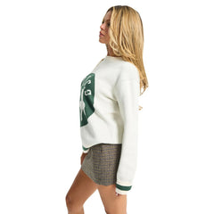 NBA - Boston Celtics Terez Unisex Oversized Sweater - Cream