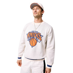 NBA - New York Knicks Terez Unisex Oversized Sweater - Cream