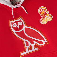Calgary Flames - OVO x NHL Fleece Hoodie Red