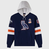Edmonton Oilers - OVO x NHL Fleece Hoodie Navy