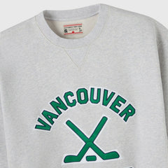 Vancouver Canucks - OVO x NHL Fleece Sweatshirt Heather Gray